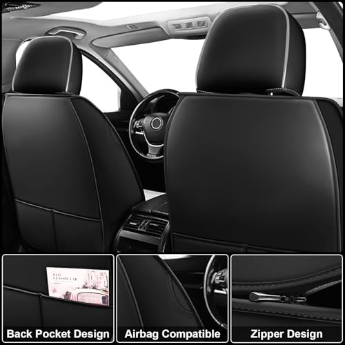 Seat Covers Custom for Nissan Frontier 2005-2026 Full Set,Black and Gray by ARTIBY - Used condition - Image 4