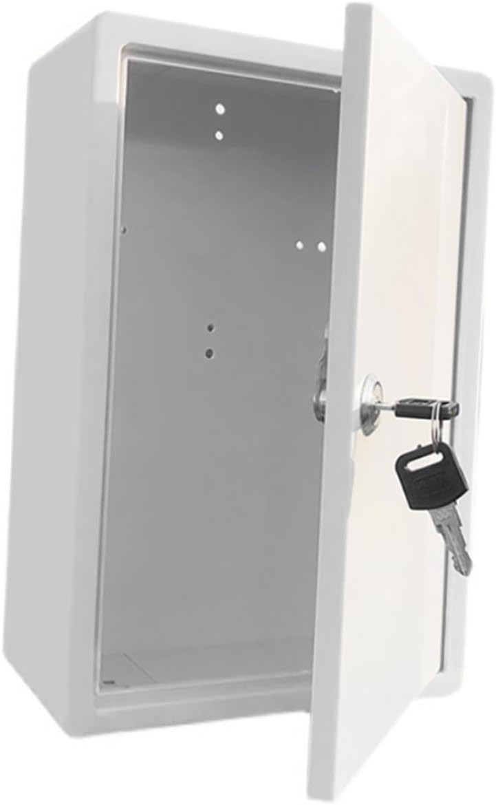 Zerodeko Milk Box Lock Outdoor Package Box Wall Mount Plastic Case for Envelopes Magazines Bottles