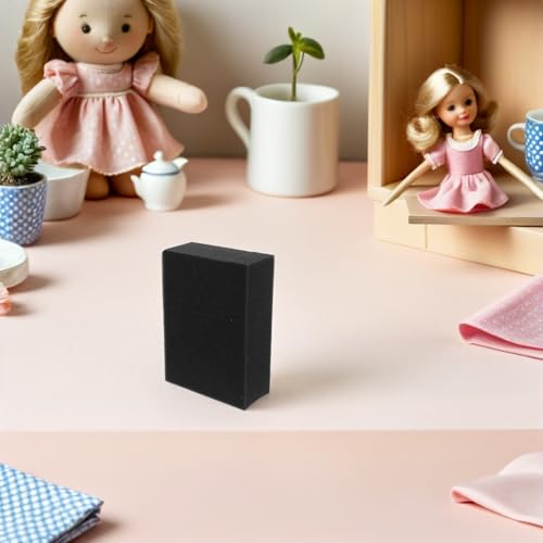 Almohadillas de aguja de fieltrar GALPADA 10 cojines rectangulares negros de alta densidad 6