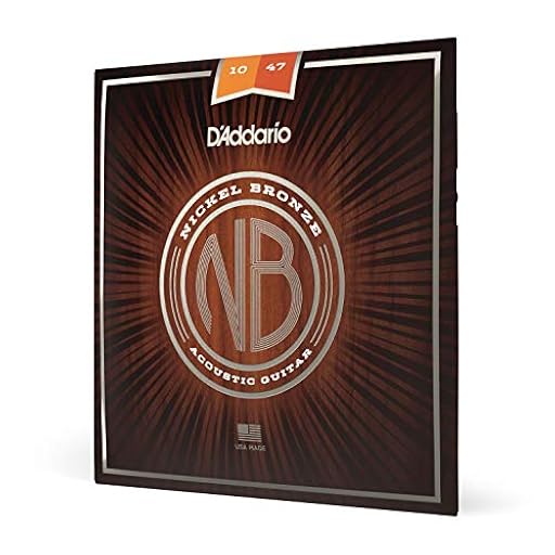 Cuerdas D´Addario para guitarra acústica, níquel bronce, NB1047, calibre extra ligero 10-47, juego de 6 cuerdas, paquete de 1 | Ya disponible en tu tienda friki favorita! En mundofriki.es!