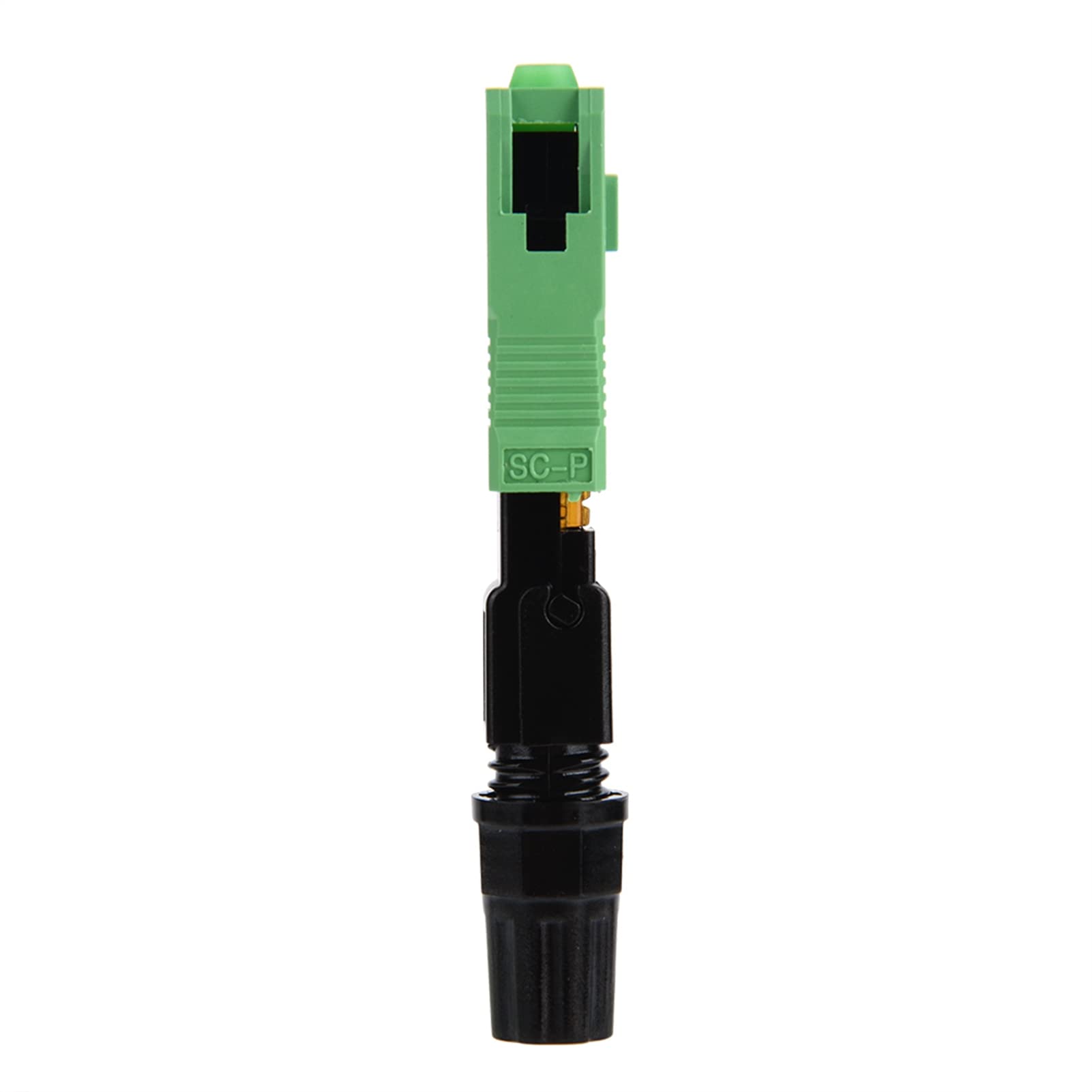 Adapter połączeniowy 100 szt., złącza światłowodowe, wbudowane złącze światłowodowe SC, złącze do przemysłowych światłowodów FTTH