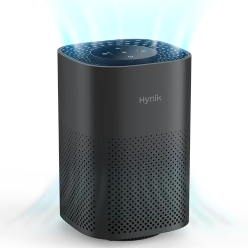 Hynik Purificadores de ar Alviera para quarto, com filtro HEPA verdadeiro H13 para cheiro de pelos d