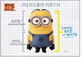 Despicable Me Magnets - 2 - Mionion Math