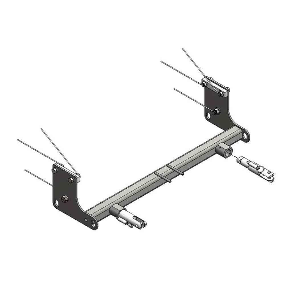 Blue Ox Ascent BX4370 Tow Bar & Baseplate BX1126 Combo (Including Wiring) Fits 2007-2018 Jeep Wrangler/Wrangler Unlimited (JK) (All Models W/Standard Bumper) (No JL)