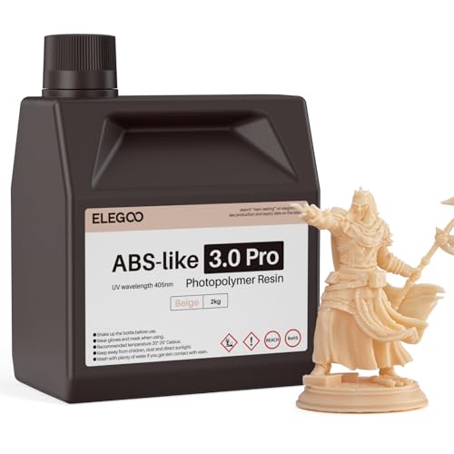 ELEGOO ABS-Like 3.0 Pro 3D Printer Resin Beige 2000g