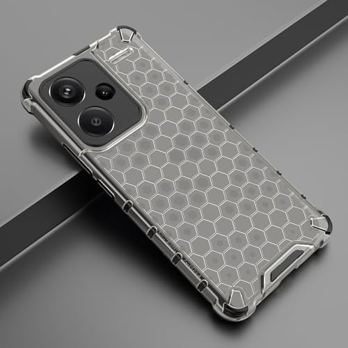 Image of Glasgow Back Case Cover Compatible with [ Mi Redmi Note 13 Pro Plus 5G ] (Stylish Design) - Black