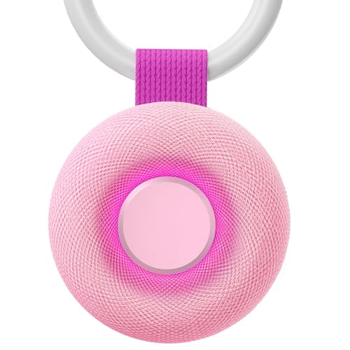 Image of Portable Sound Machine - White Noise Sound Machine for Baby, Travel Donut Sound Machine for Sleep, 15 Soothing Sounds & 7 Colors Night Light, Breathing, Baby Shusher, Registry Gift, Pink