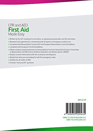 CPR and AED First Aid Made Easy: A Comprehensive Guide to Resuscitation and Automated External Defibrillation