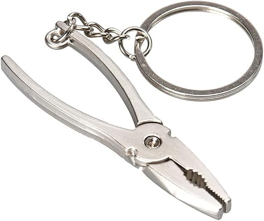 Image of Mini Portable Hand Tool Keychain Adjustable Key Spanner Wrench Universal Chain Universal For Gift. (Mini Wire Stripper)
