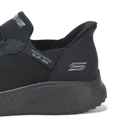 SKECHERS Men's Hands Free Slip-ins Bobs Squad Chaos-Daily Hype Sneaker, BBK, 15