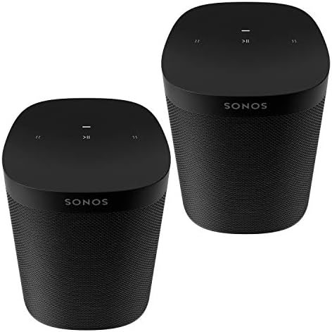 Sonos Two Room Set One SL - The Powerful Microphone-Free Speaker for Music and More - Black