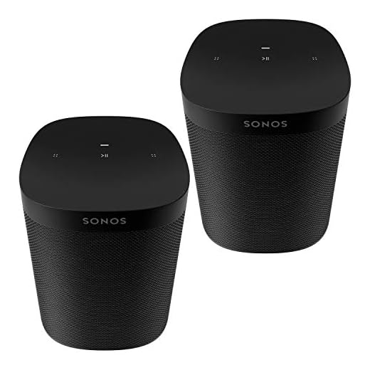 Sonos Two Room Set One SL - The Powerful Microphone-Free Speaker for Music and More - Black