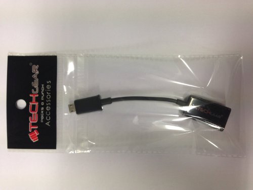 TECHGEAR OTG USB Adapter Kabel für Amazon Fire 7, Fire HD 8 2015-2018, fire HD 10 2015/2017, Fire HD 6 (4. Gen), fire HD 7, fire HDX 8.9, und Tablets – On The Go Micro-USB zu USB-Buchse Adapter