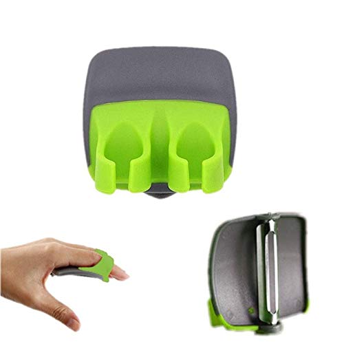 2 Pcs Palm Peeler Hand Vegetable and Fruit Peeler Stainless Steel Blades