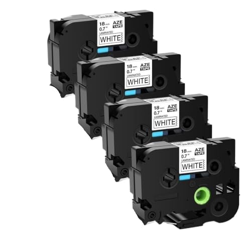 �z���C�g���x���e�[�v��18mm�u���b�N����1pk-10pk TZ 241 TZE 241���x�����O�}�V���J�[�g���b�W�ƌ݊���(4Pcs-18mm-AZE-241)