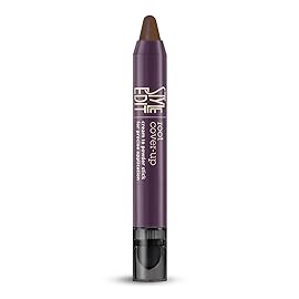 Style Edit Root Touch Up Stick - Medium Brown Hair Concealer, Temporary Gray Coverage, Premium Hair Shading Sponge Pen, 0.11 oz