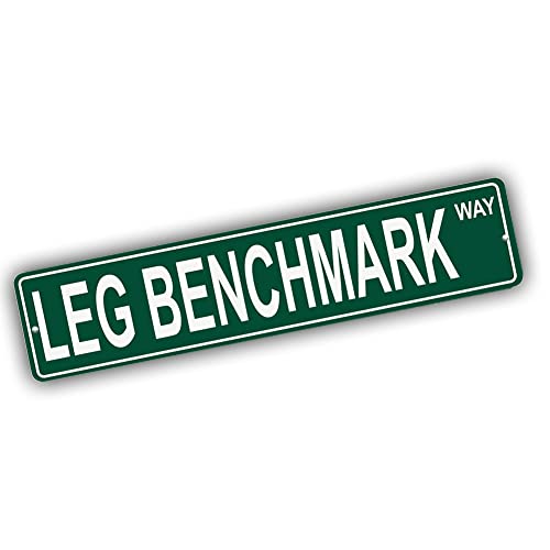 Brotherhood Aluminum Street Sign for Leg Benchmark - Wyoming Man Cave Decor