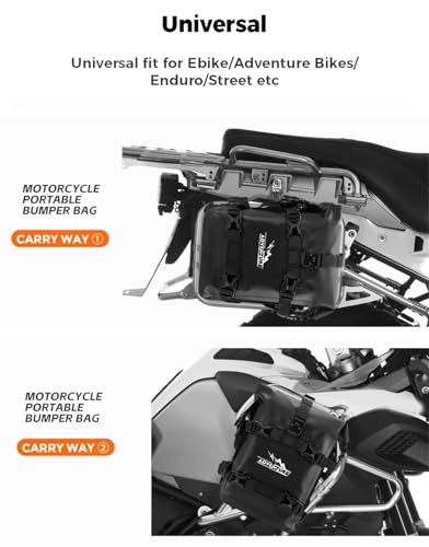 Bolsa Impermeable para Marco Lateral de Moto 8L 5