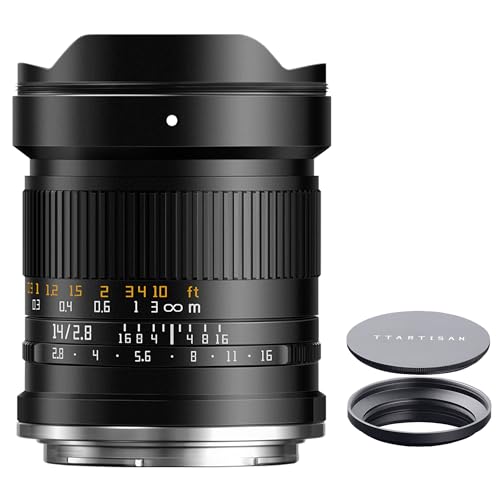 TTArtisan 14mm F2.8 Z Full Frame Manual Camera Lens for Nikon Z-Mount,Wide-Angle Large Aperture Lens Compatible with Nikon Z6 Z7 Z50 Z5 Z6II Z7II