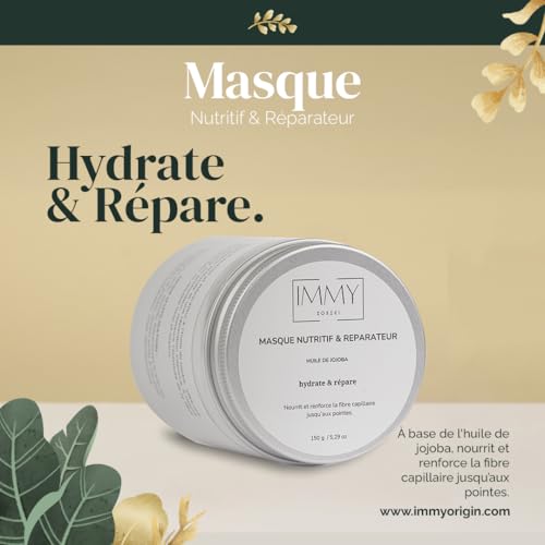 Masque nutritif et réparateur cheveux pour stopper la casse et les fourches