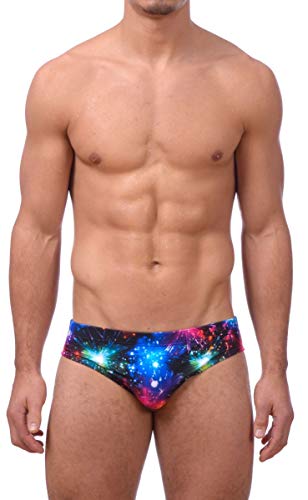 Gary Majdell Sport Mens New Hot Print Body Bikini Swimsuit (Firework, Medium)