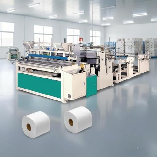 Commercial Automatic Tissue Paper Manufacturing Machine, Industrial Roll Production Equipment