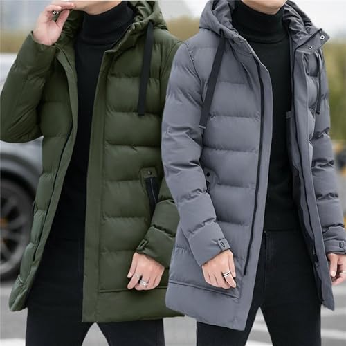 Chaqueta acolchada larga para hombre miniatura 6