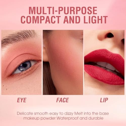 Image of Liquid Blusher, Multi-Purpose Makeup for Eyes, Face and Lips, Waterproof, 0.17 FL Oz