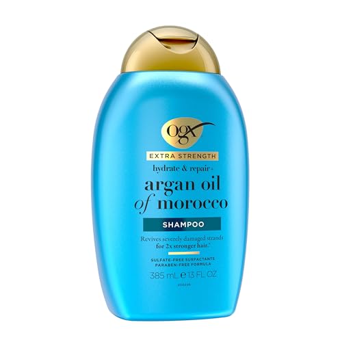 OGX Hydrate & Repair + Argan Oil of Morocco Shampoo, 13 fl oz - image 7