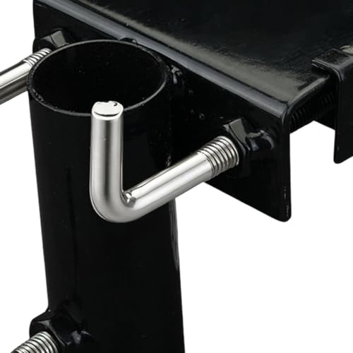 Soporte de pinza para sombrilla universal e inoxidable de metal ajustable 7