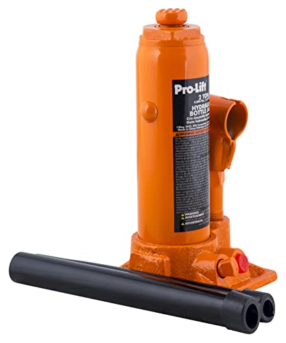 Image of Pro-Lift 2 Ton Hydraulic Bottle Jack - Portable Car Jack 4000 Lbs Capacity with Pump Handle for Car Sedans SUV