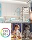 LED Deckenleuchte Delphin, 35cm 24W weiß Kinder Lampe Dimmbar 3000-6000K mit Fernbedienung/Mobile APP, Für Kinderzimmer, Babyzimmer, Jugendzimmer, Schlafzimmer, Mit Memory-Funktion, 3W Nachtlicht