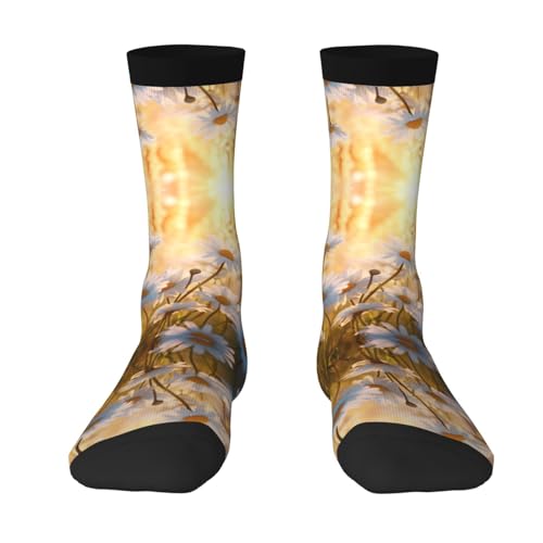 Tnnutp - Calcetines de moda para hombre y mujer, 2 Negro-1, Talla única