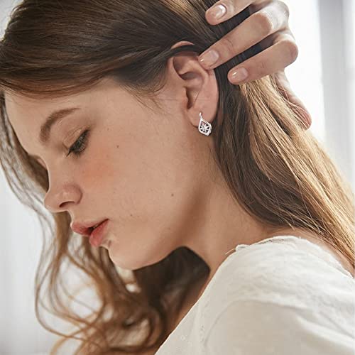 Vonala Compass Earrings 925 Sterling Silver Compass Leverback Earrings Compass Dangle Drop Dangling Earrings Graduation Gift For Women Girls Travel Lover Gifts #TOP1