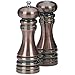 Chef Specialties 7 Inch Burnished Copper Pepper Mill and Salt Shaker Set