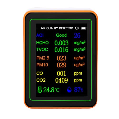 Détecteur de qualité de l'air avec écran couleur TFT et analyse de données en temps réel - 4