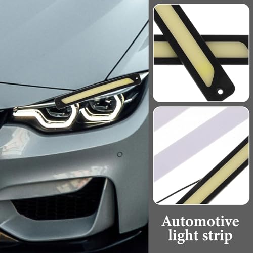 Luz de circulación diurna LED para coche con silicona flexible y protección IP65 7
