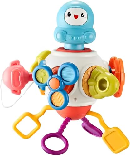 Brinquedo Sensorial Bebe Infantil Montessori. Cubo De Atividades Educativo 8