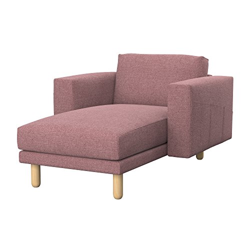 Soferia - IKEA NORSBORG Funda para chaiselongue, Naturel Coral