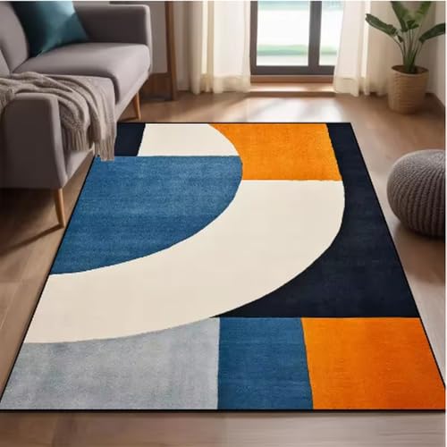 GNALEIEOG Alfombra Moderna de Estilo nórdico para Habitaciones, salón, mesas de Centro, tapete Antideslizante, decoración para guardarropa. 120x180cm