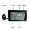 RiToEasysports Kit de Conversion de Vélo électrique, Contrôleur S900 15A 36V 48V écran LCD étanche pour Kit de Modification de Vélo électrique Moteur 250W 350W #2