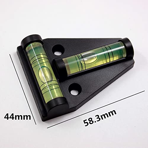 Rv T Levels, Cross-Check Bubble Level With Magnetic, For Rv, Motorhome, Travel Trailers Front-To-Back, And Side-To-Side Leveling, Durable, Waterproof (Black 3 Pcs) #TOP2