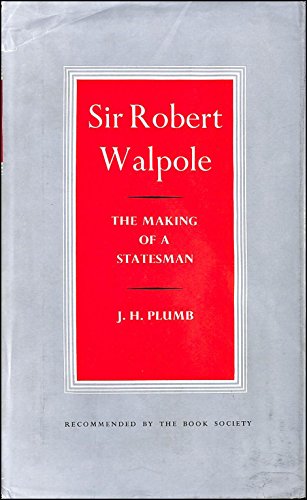 Sir Robert Walpole 0713902922 Book Cover