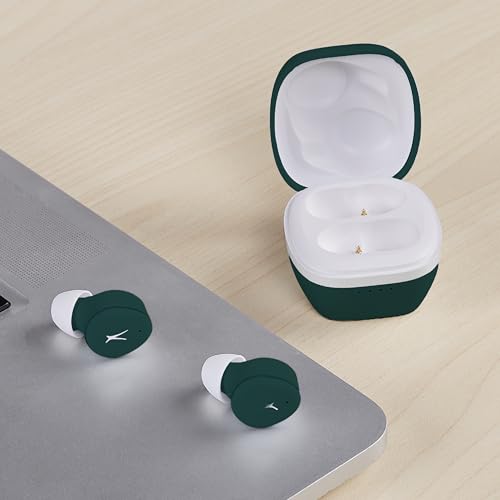 Image of Altec Lansing - NanoBuds 3.0 True Wireless Earbuds, Bluetooth Earphones with 6-Hour Battery, Charging Case, Touch Controls, Noise Cancelling Mic, IPX5 Water Resistant, Voice Assistant (Forest Green)