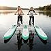2 Person Inflatable Water Bike, Tandem Pedal Boat w/Frame & Pontoons, 396LBS Capacity, Quick Inflation Stable Pontoon Design, Adjustable Seats, DualSeat Water Bicycle for Outdoor Lake Recreation,Green