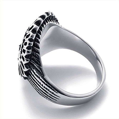 Bague bicyclette biker acier inoxydable qui ne rouille pas et ne noircit pas