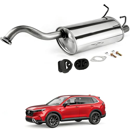 Ratzdala 54964 100% OEM Match,Stainless Steel Rear Exhaust Muffler,Fits 2015-2016 Honda CR-V Direct-fit Replacement, Replaces W/Full Accessories Included 2 Hangers CRV45 by Ratzsdala - Used condition - US$81.97