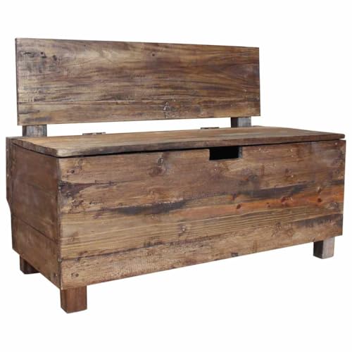 Banc en bois d'acajou authentique pour créer une entrée chaleureuse - 7