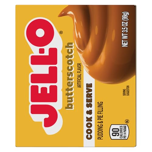 Jell-O Cook & Serve Butterscotch Pudding & Pie Filling Mix, 3.5 oz Box - image 8