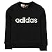 Produktbild adidas Kinder Essential Linear Sweatshirt, Black/White, 140, EH6157